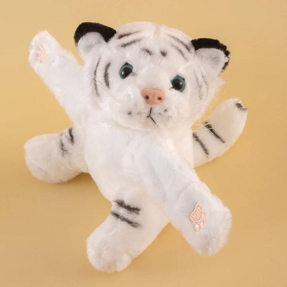 Rabbit Leopard Slap Snap Wrap Koala Tiger Plush Hand Ring Animal Slapping Wristband  Kids Toys