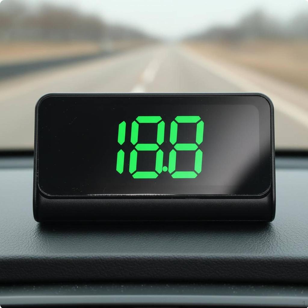 Positioning System Device Car HUD Speed Display Day and Night Visibility Windshield