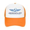 Aeroflot Aviation Russe Pilote Aerospace Casual Sun Hats For Female Male Spring  Outdoor Sport Baseball Cap Fitted Retro Hats