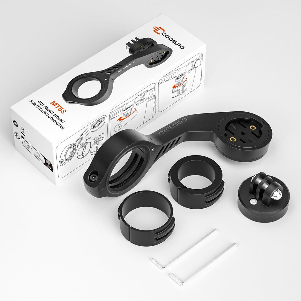 COOSPO MT5S Cycling Computer Mount for and XOSS Cycle Compatible with GoPro and Bike and Easy To Install Road Bike Mount Garmin, COOSPO, iGPSPORT,