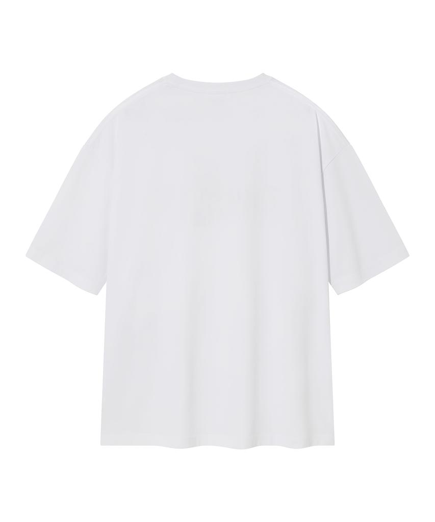 Treasure Burning Car Short Sleeve T-Shirt White