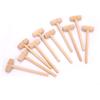 10 Pieces Mini Wooden Hammer Balls Toy Pounder Replacement Wood Mallets Baby