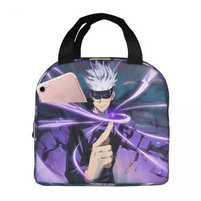 S-Solo L-Leveling Nanga Sung Jin-Woo Insulated Lunch Bag Storage Food Box Portable Cooler Thermal Lunch Boxes For Travel