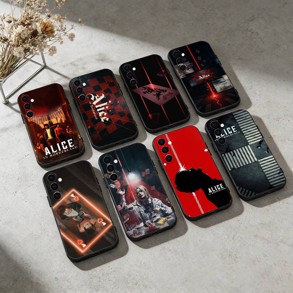 Hot TV Alice In Borderland Phone Case For Samsung GalaxyA13,21s,22,31,32,52,53,71,72,73,Soft Black Cover