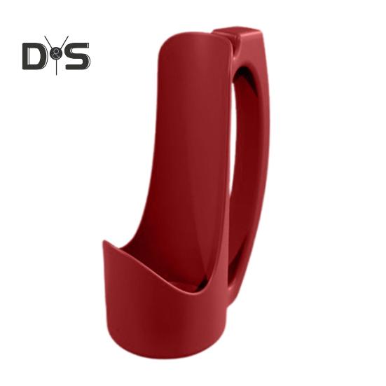 

Надрукований на 3D-принтері тримач для банки Ергономічна ручка для банок з содовою та пивом Універсальний тримач для холодних напоїв з нековзним дизайном Портативний аксесуар для дому та вулиці Sprite 1 червоний