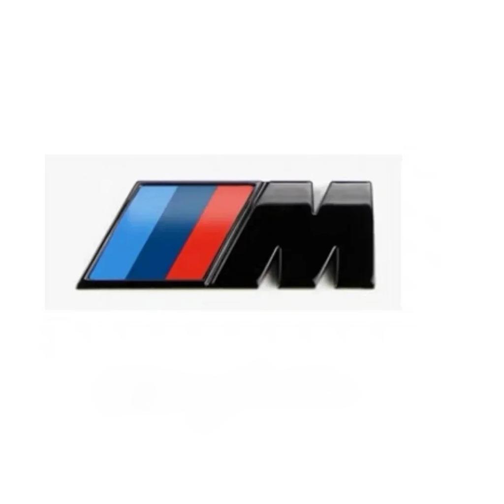 AAAQH1 For BMW M LOGO Fender Emblem Badge Rear Trunk Badge 1 3 5 7 Series X1 X3 X5 X6m M Sports Sticker Car Accessories Sticker Styling