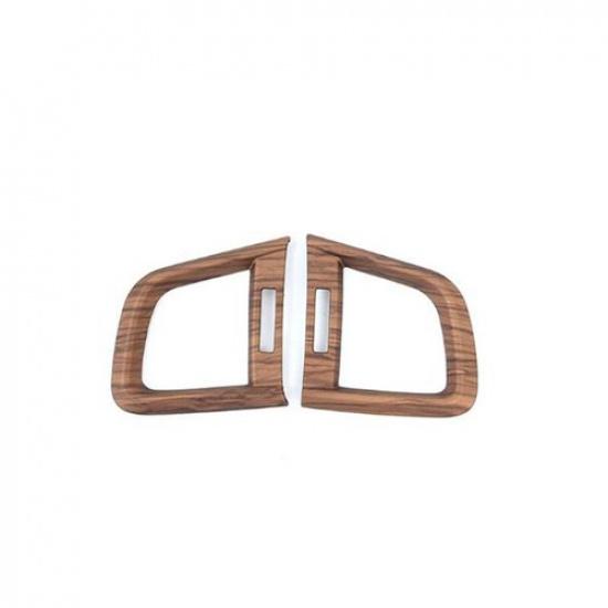 Peach Wood Grain 2X Side Air Outlet Vent Cover Trim For Honda CR-V CRV 2017-2022