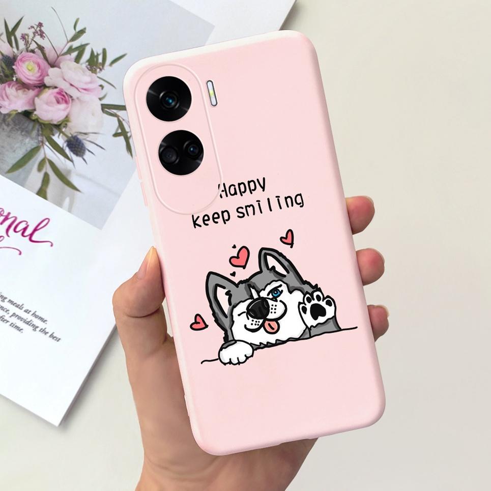For Funda Honor 90 Lite Case Honor 100 Pro Honor100 5G Back Cover Astronaue Cow Pattern Etui Soft Silicone Huawei Honor90 Lite