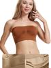 Hot Summer Extra Large Strapless Bra Women Seamless Non-Padded Breathable Low Cut Cami