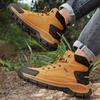 High-Top Outdoor Hiking and Mountaineering Shoes, Wear-resistant and Anti-Slip High-Top Boots, Men's Casual Hiking Shoes
