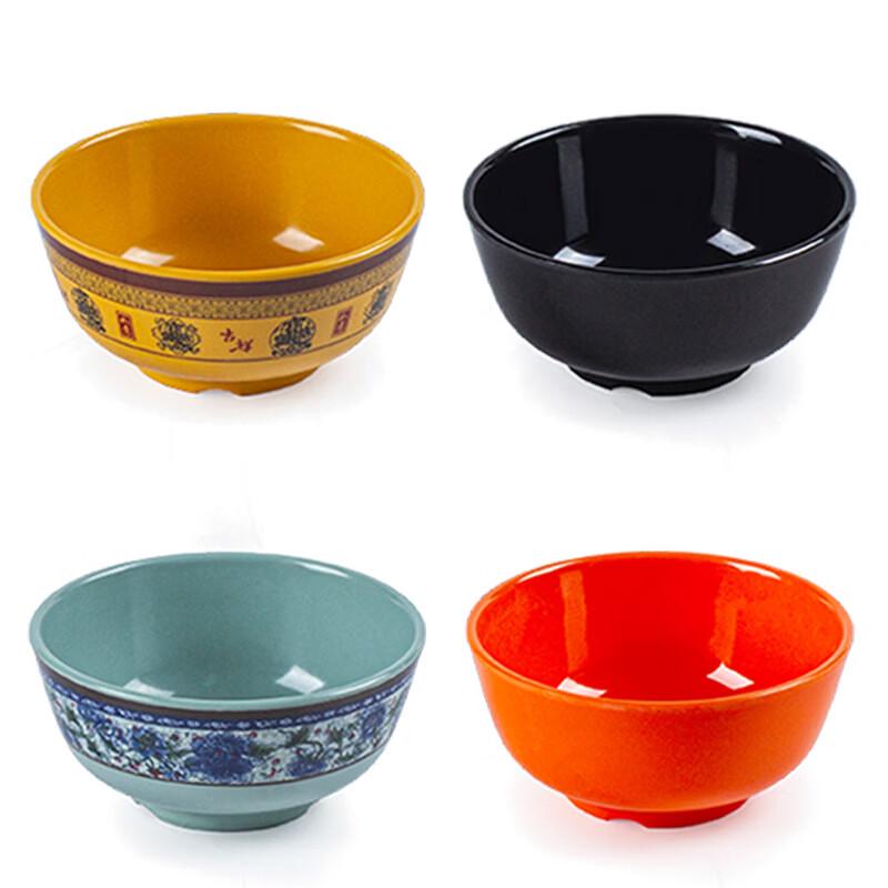 Meichu 4.5-inch Melamine Rice Bowls (10-pack)