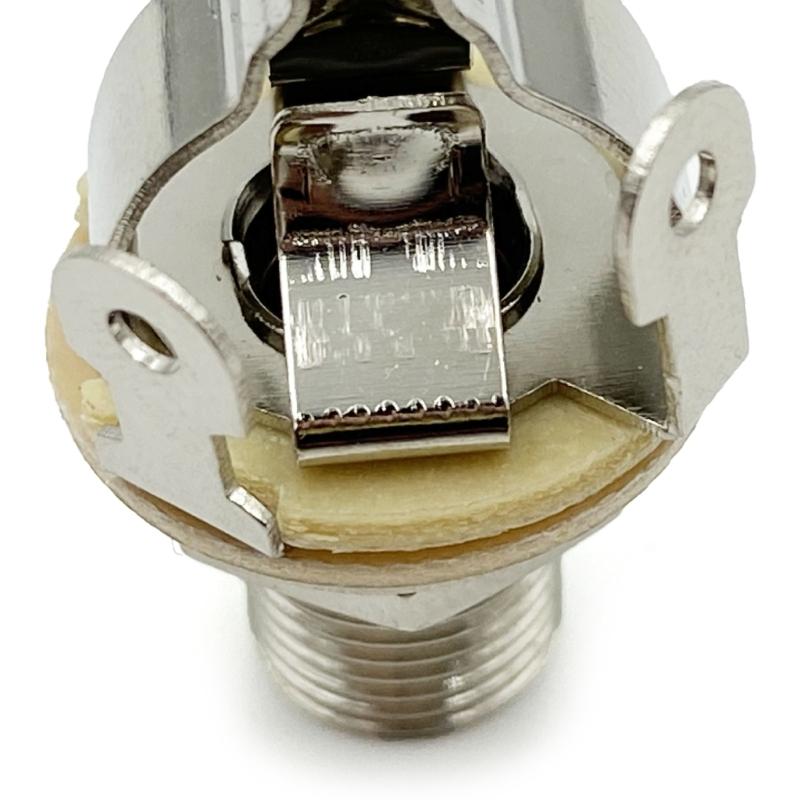 Power Socket Jacks Male Female Panel Mount Connectors Adapter Power Plug for Basses Guitars