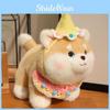 Birthday Hat Cute And Cartoon Pattern Knitted Scarf Shiba Inu Cartoon Plush Toy