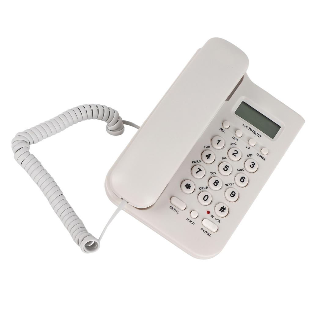 Home Hotel Wired Desktop Wall Phone Office Landline Telephone