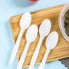 Individually Wrapped Biodegradable Disposable Spoons - 50 Pack