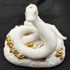 1PCS Resin Modern Creative Biomimetic Animal Snake Front Desk Foyer Living Room Office Desktop Decoration High-end Gift