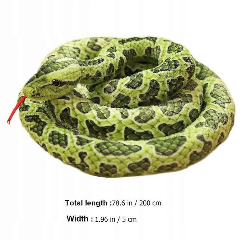 Plush Snake Halloween Decorations Pillow Toys