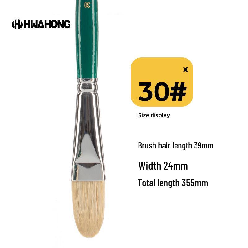 Koreanischer Hwahong 808 Serie Borstenpinsel für Öl-, Wasserfarben-, Gouache- und Acrylmalerei