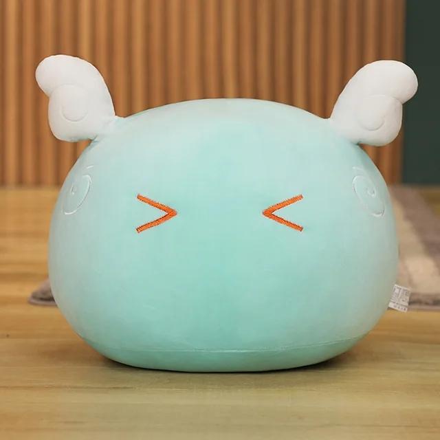 10cm Anime Project Genshin Impact Slime Pillow Doll Women Men Kawaii Cartoon Cosplay Plush Toys Accessories