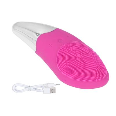 Cepillo Limpiador Facial Limpieza Profunda de Poros Masajeador Facial Limpiador Facial de Silicona Ultrasónico