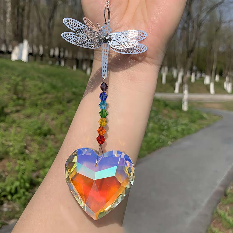 

Crystal Sun Catchers Dragonfly Suncatchers Window Rainbow Maker Hanging Crystal Prisms Pendant Ornament Window Decoration