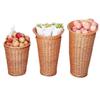 Wicker Basket Display for Fruits & Vegetables - Perfect for Supermarkets