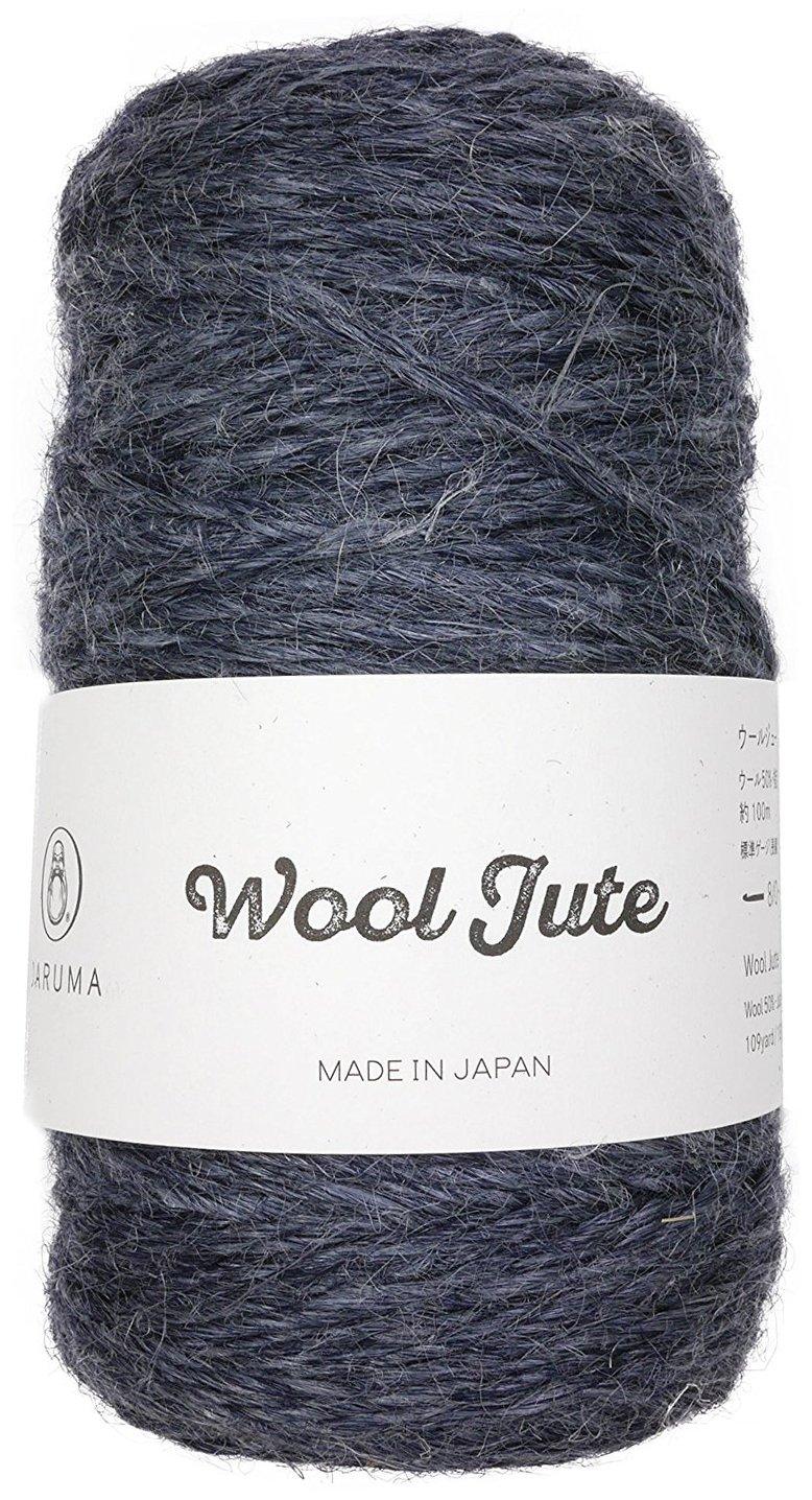 

Yokota DARUMA Wool Jute Extra Set of Yarn, Thick, Col. 4, Blue, Approx. 100m, 3, 01-6360