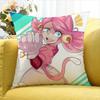mew mew PINK Deltarune   Various Sizes Square Pillow Case For Car Home Bedchamber Decor