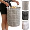 Cartoon Foldable Dirty Clothes Cloth Cotton Linen Storage Bucket Animal Toys Household Basket Clothes Dirty Clothes Basket
