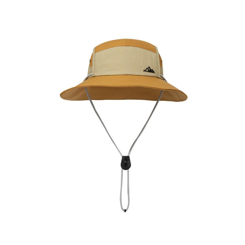 

Сочетающаяся по цвету панама для активного отдыха, альпинизма, шляпа-ведро, мужская водонепроницаемая, затеняющая, защита от солнца, контрастного цвета, летняя женская шляпа от солнца One Size шоколадный