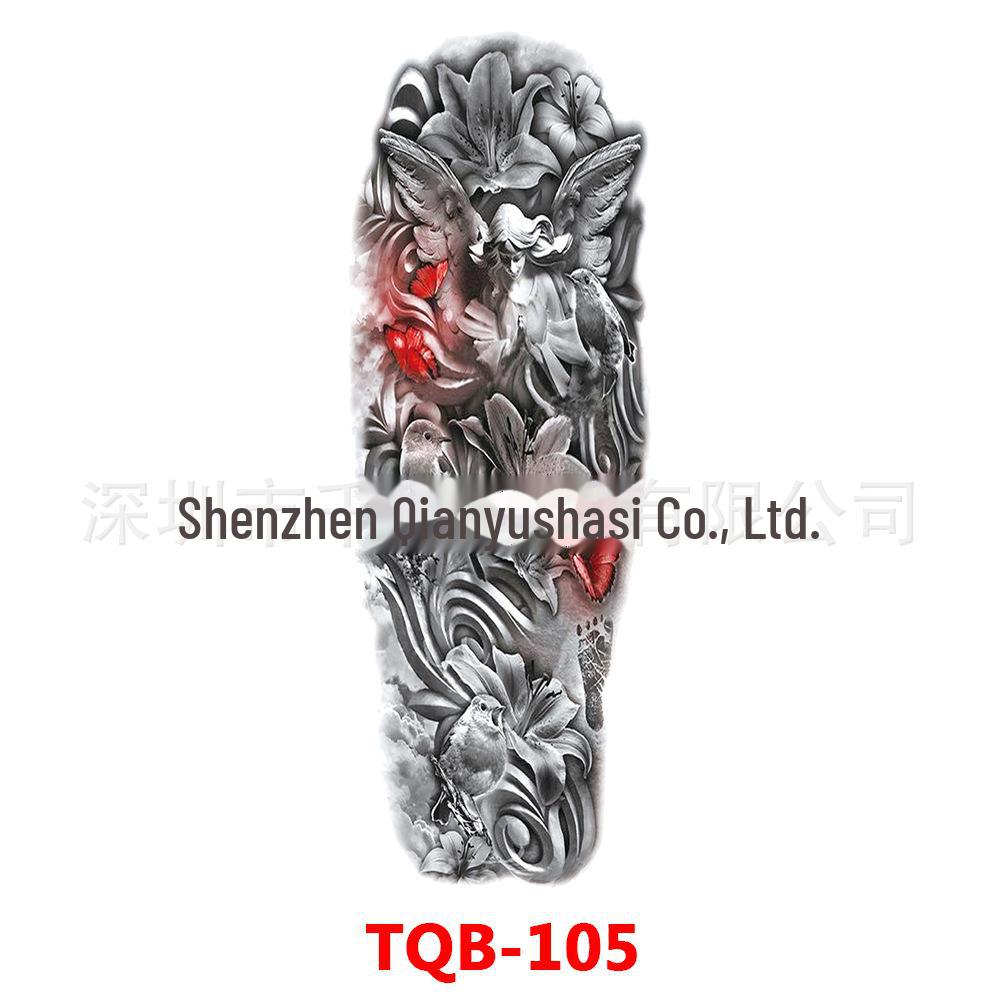 Wasserdichte Große Blume Arm Tattoo Transfer Aufkleber