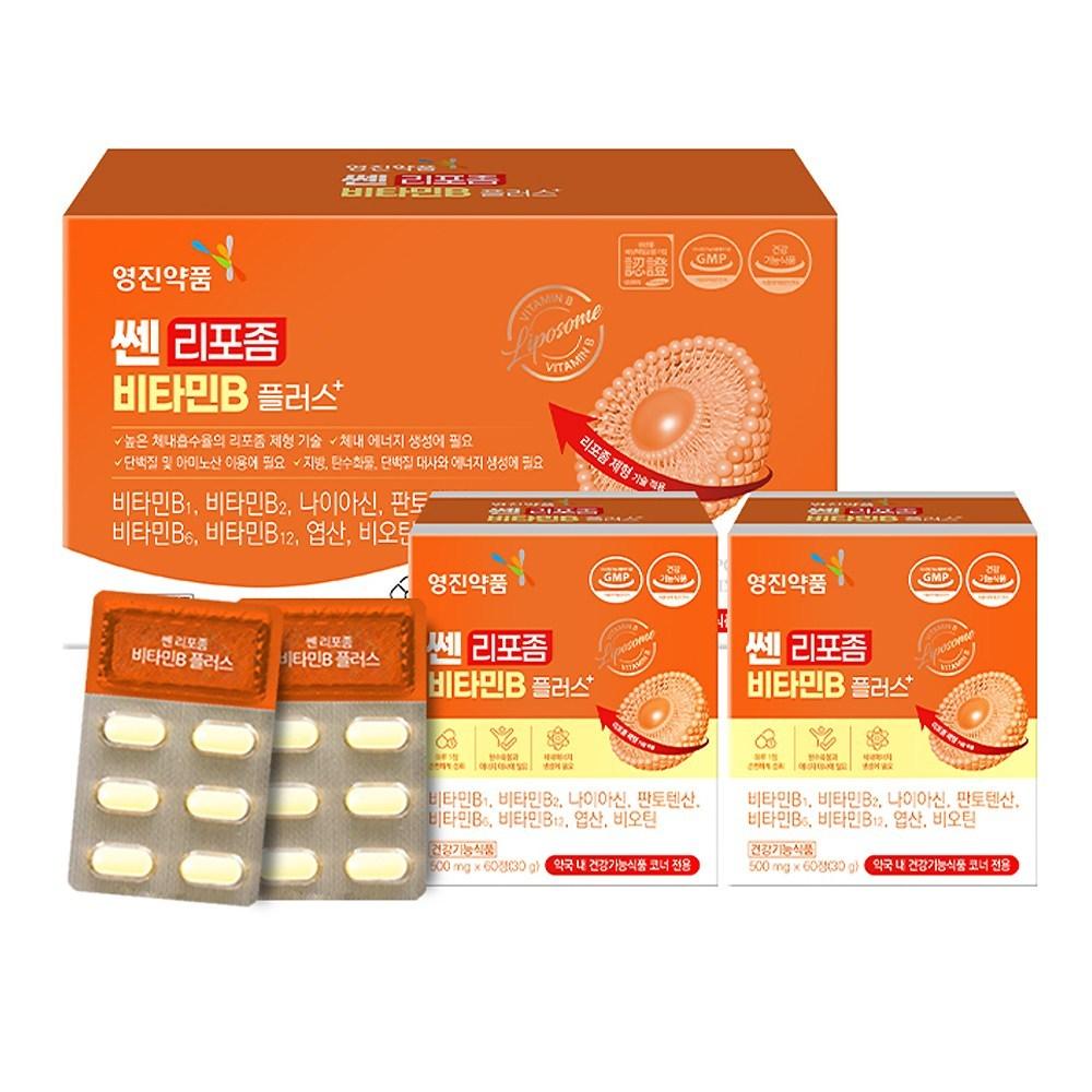 Youngjin Pharmaceutical Ssen Liposome Vitamin B Plus 1 Box (120 Tablets)