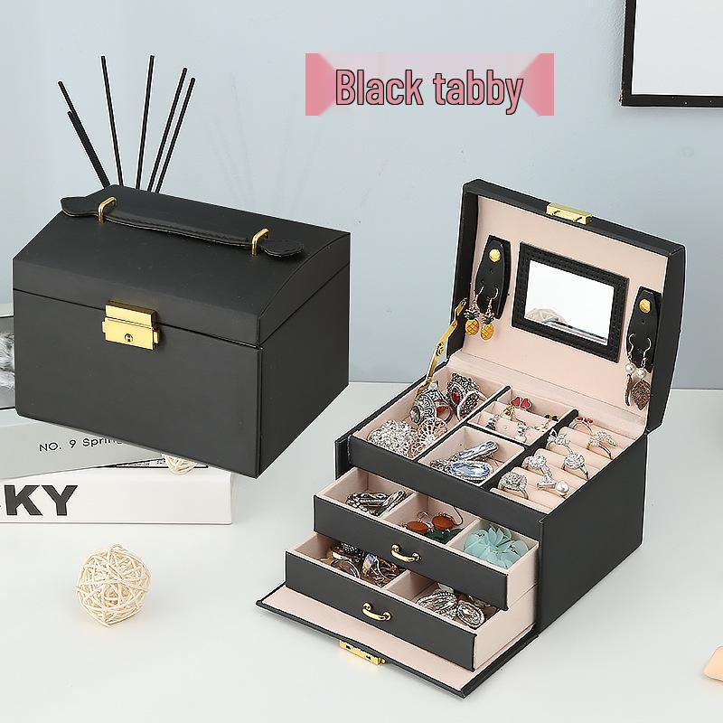 Three-Tier Jewelry and Makeup Organizer with Logo