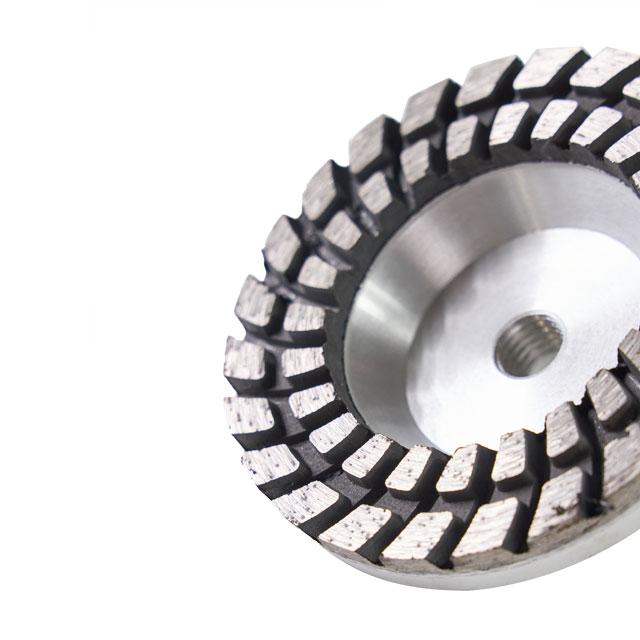 Diamond Cup Wheel 100MM, Double-row Grinding Wheel for Stone, Concrete, Granite, Masonry, Brick Accessories Angle Grinder