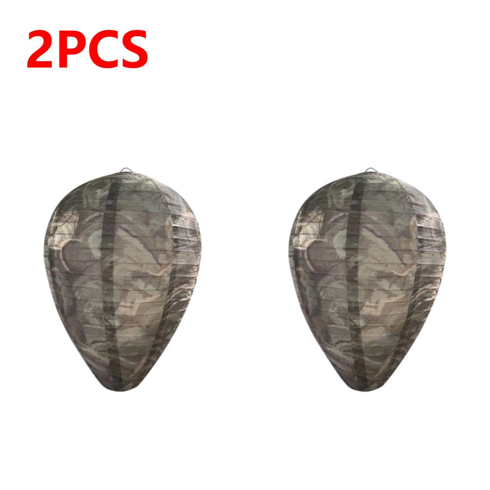 1-10PCS Hanging Wasp Nest Decoy Outdoor Waterproof Fake Wasp Nest Decoy Nest Decoy Hornets Plastic Insects Paper Drive Beehive