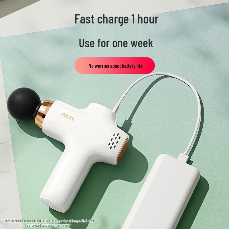 AUX Portable Deep Tissue Massager with Heat CN plug (adapter included)