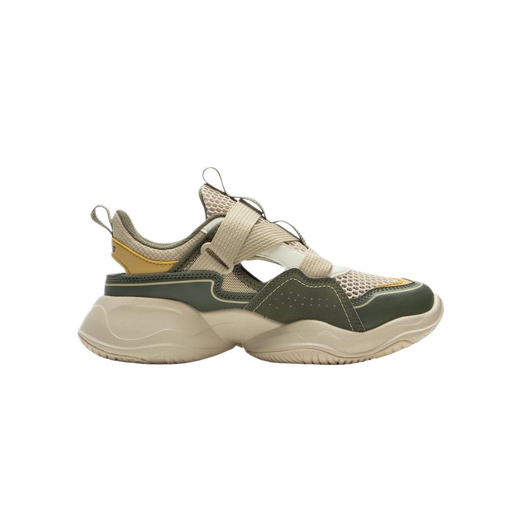 Li Ning Kids Sports Lifestyle Series Synthetic Leather Simple Comfortable Fashion Versatile Breathable Low-Top Casual Shoes YKCV078-1
