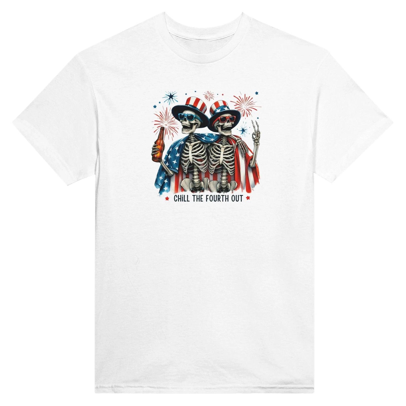4th of July Exclusive Chill Out Crewneck T-Shirt XXL