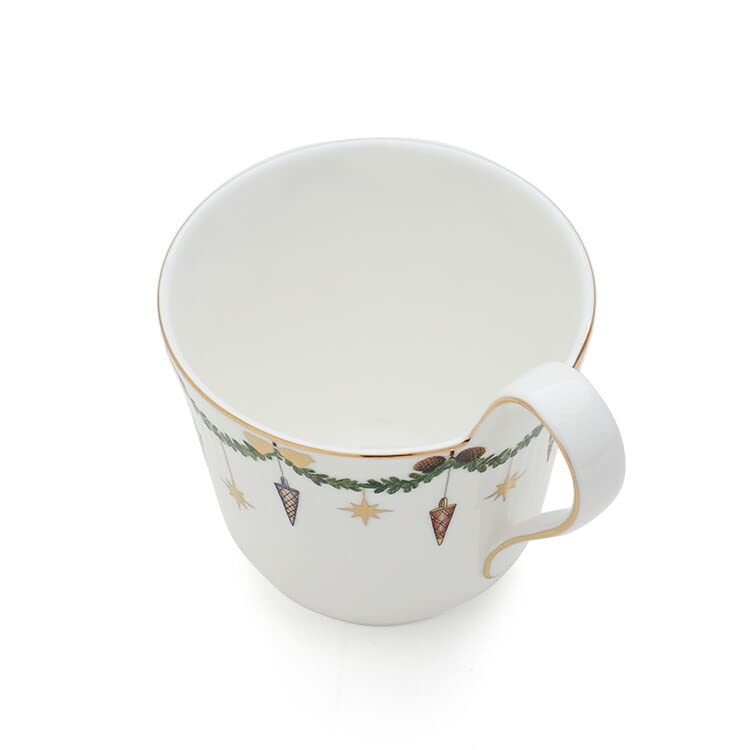 Royal Copenhagen - Star Fluted Christmas - Becher mit hohem Henkel - Star Fluted Christmas 2503090 [Artikel]