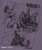 MAHAGRID [Attack On Titan] Aot Poster Tee Purple(Mg2Gmmt503T)
