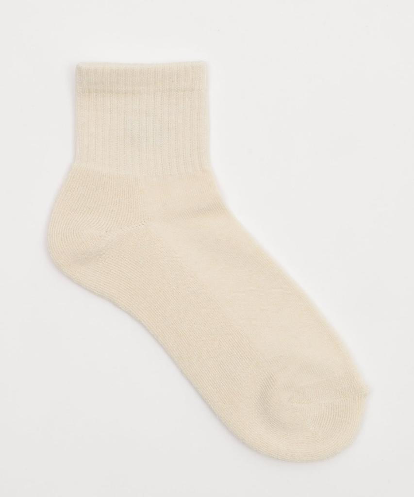 WEGO Star Embroidered Ankle Pile Sizes White Ivory Women's Socks, 23-25cm,