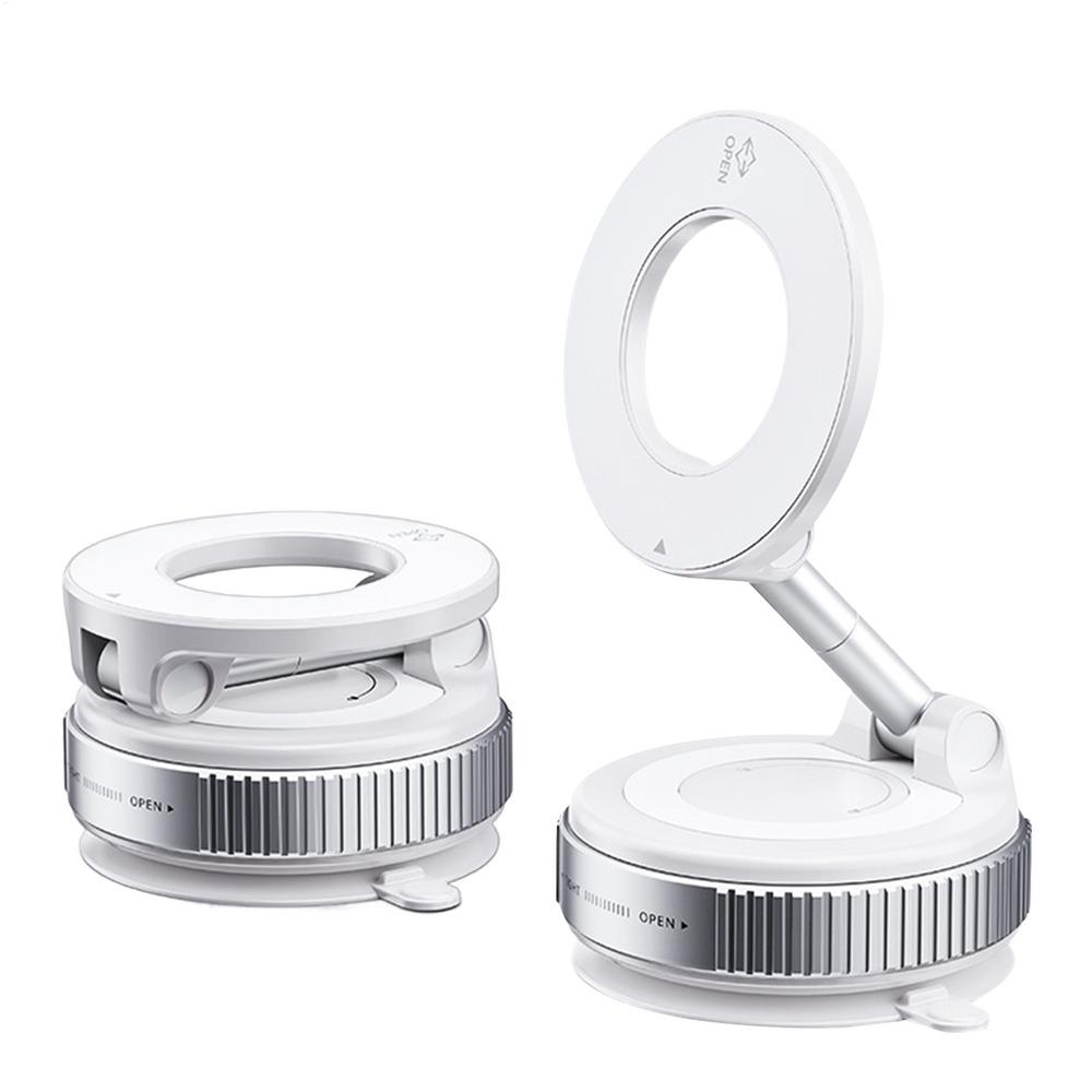 K007 Strong Magnetic cradle Mobile support Foldable Car Phone Holder 360 Degree Adjustable Vacuum Mount  for Car/Desk/home