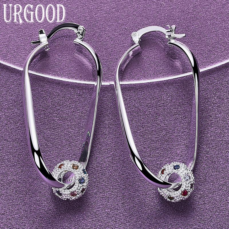 925 Sterling Silver Piercing Earrings Wedding Jewelry