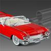 1/24 Cadillac Eldorado Biarritz Series 62 Alloy Sports Car Model Diecast Metal Classic Retro Vehicles Car Model Sound Light Kids Toy Gift