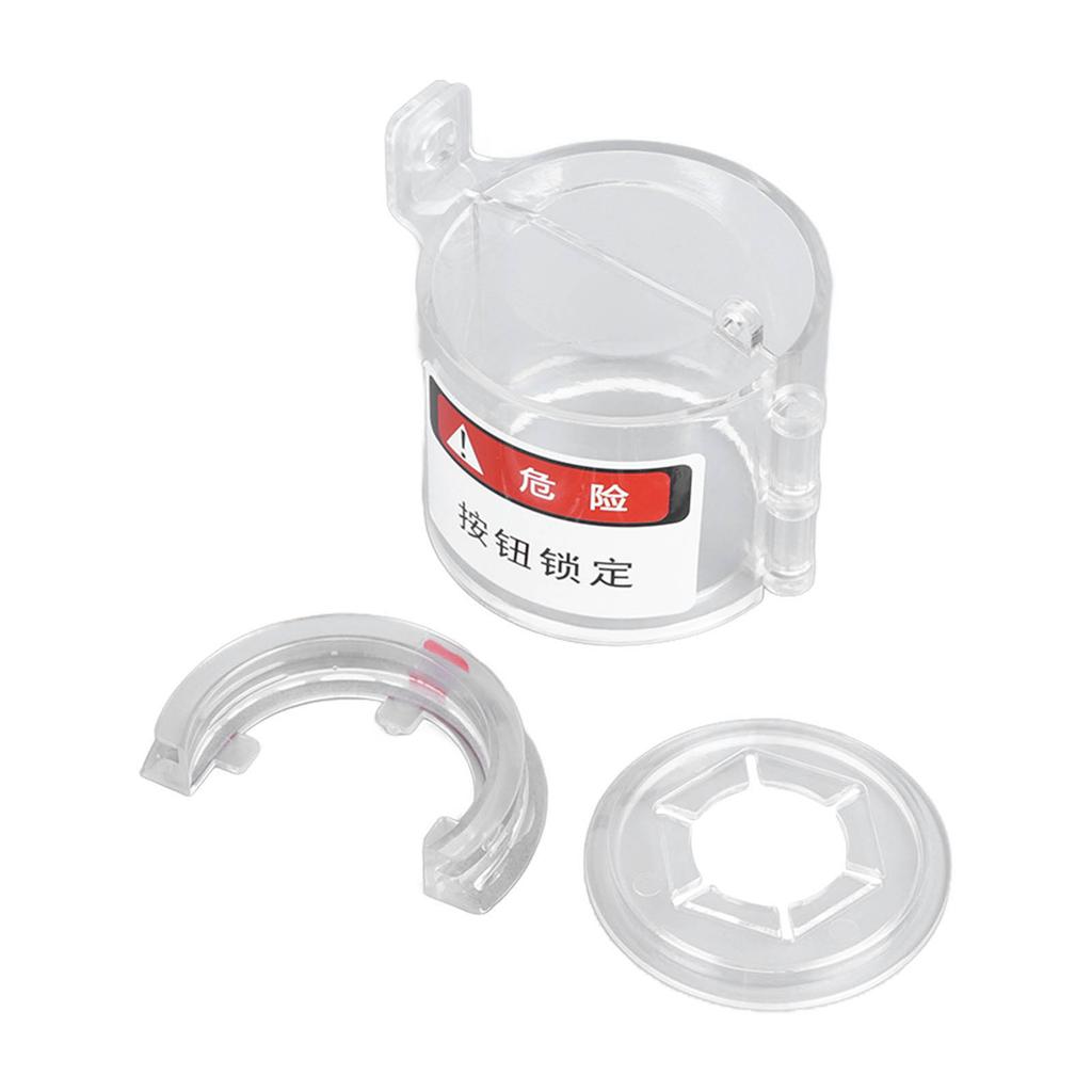 Push Button Switch Guard Case Transparent Impact Resistant Emergency Stop Switch for Industrial Electric Power