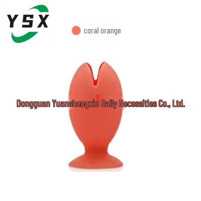 Silicone Fish Toothbrush Holder & Wall-Mount Suction Set