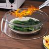 1pcs Microwave Food Cover Serving Plate Cover Microwave Splatter Cover Transparent with Handle Fresh Keeping Microwave Cover
