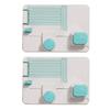 2 Pcs Multifunctional Separator Page Creation Board Creative Divider Maker