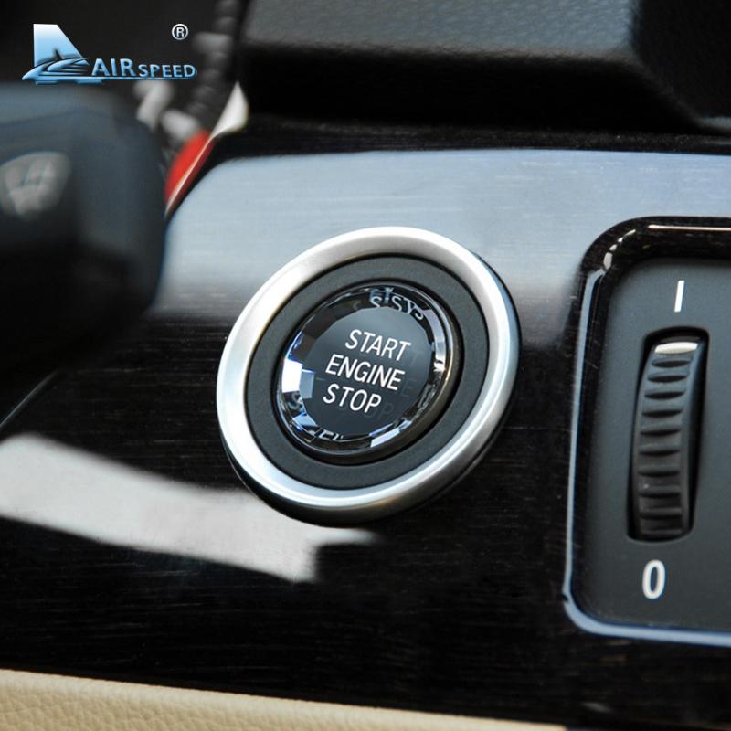 ABS Crystal Engine Start Stop Button Cover for BMW E90 E91 E92 E93 E87 E83 E70 E60 E71 E84 E89 Interior Moulding