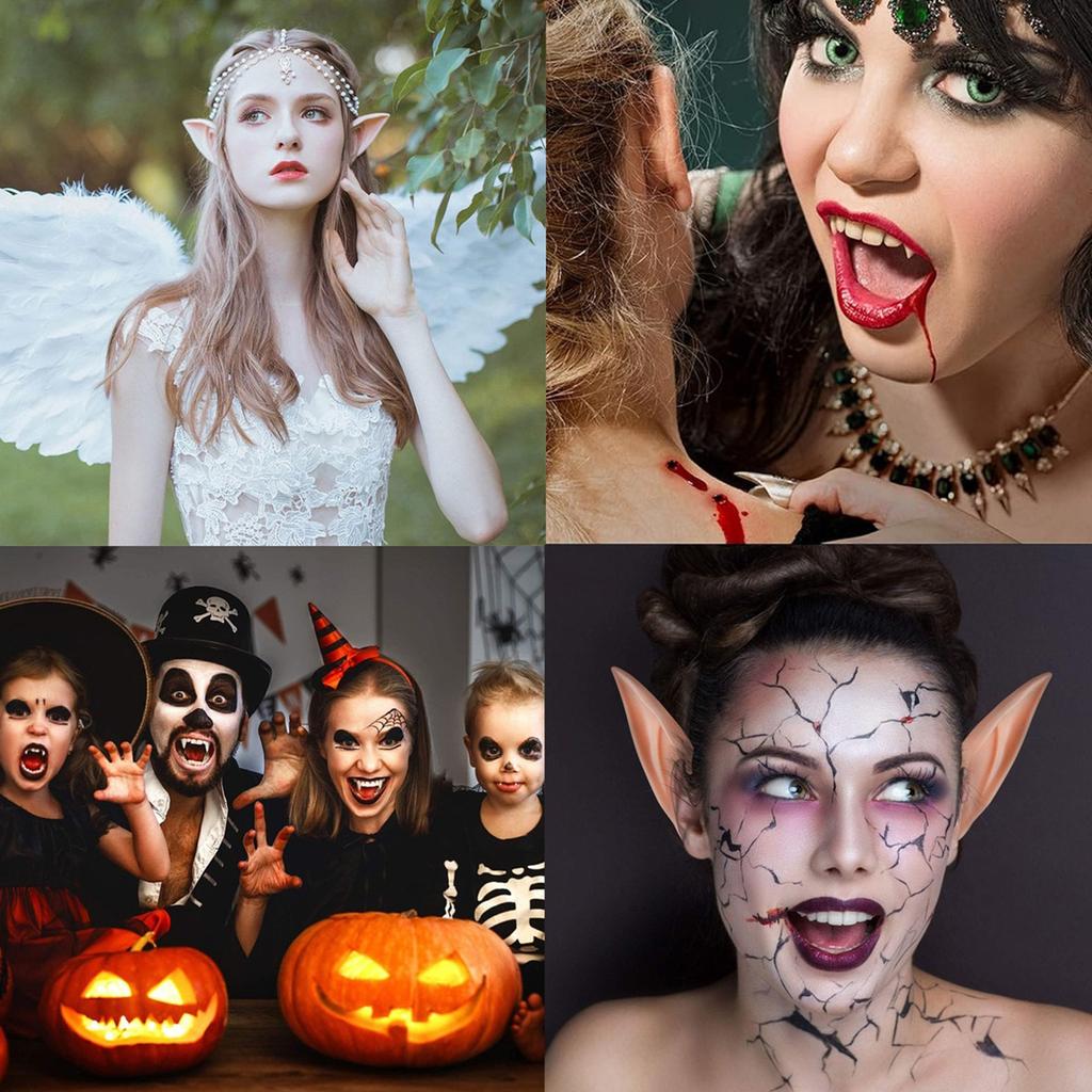Makeup Party Pranks, Elf Ears, Vampire Dentures, Halloween Costumes